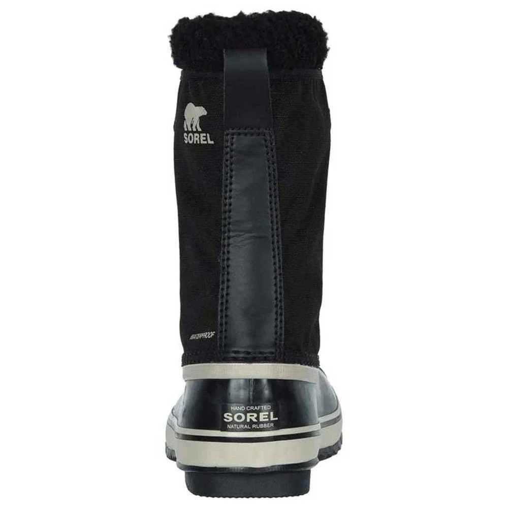 Sorel NIB 1964 Pac Nylon Waterproof Snow‎ Boots Black, Ancient Fossil Men Sz 10